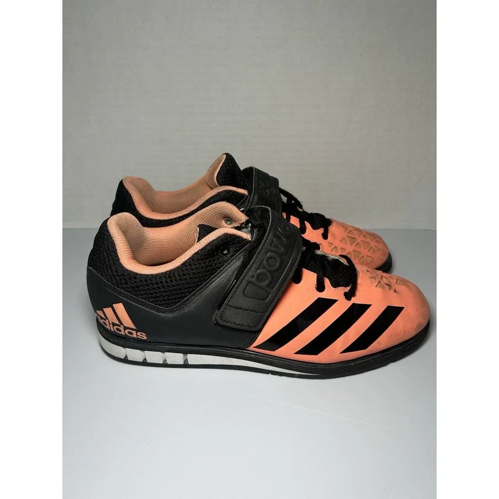 Adidas Women's Powerlift 3 AQ3333 Sunglow And Black Weightlifting Shoes Size 10